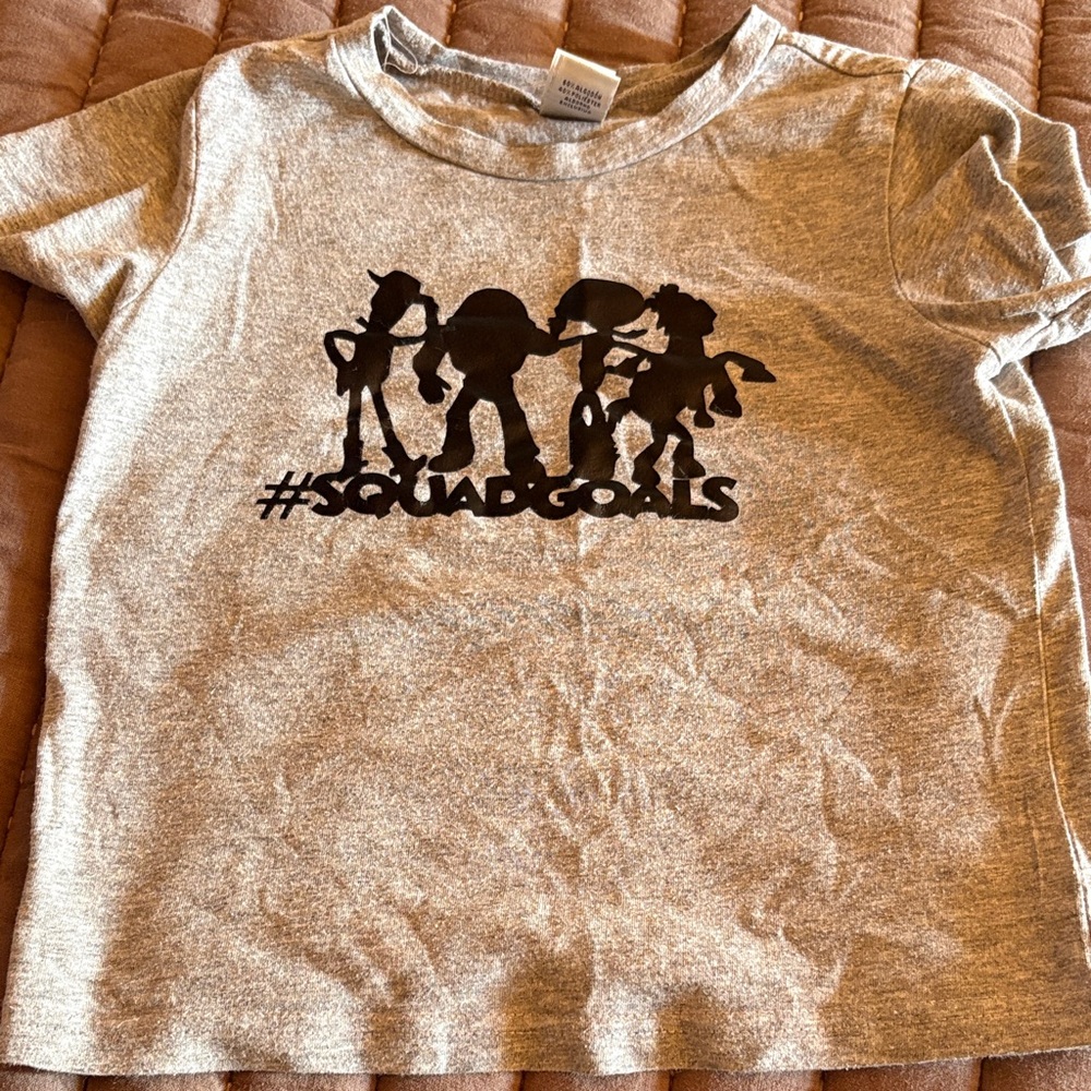 Gray Kids Graphic T-Shirt